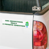 Ontvoeringen? Een dringende vraag! Bumpersticker (Op Truck)