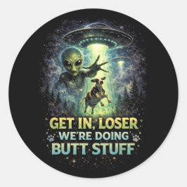 Ontvoeringsnacht Ronde Sticker