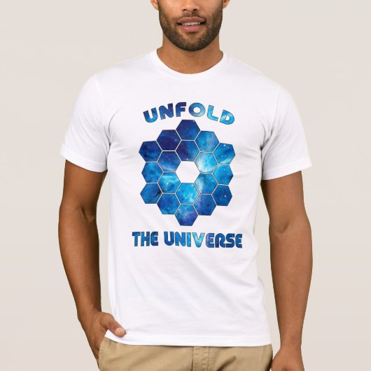 Ontvouw het Universum JWST T-Shirt (Voorkant)