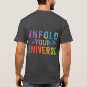 ontvouwen_ je_ universum_T-Shirt T-shirt (Achterkant)