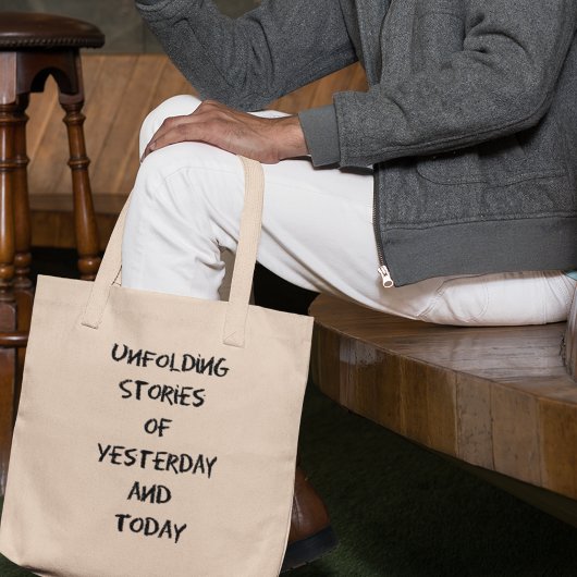 Ontvouwende verhalen Geschiedenis leraar Gift Tote Bag