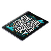 Ontvul je vleugels Verover de moderne lucht Inspir Notitieboek (Linkerzijde)