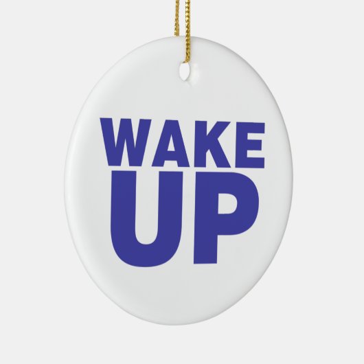 Ontwaak Blauw Keramisch Ornament (Rechts)