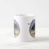 Ontwaak de Godinnenboom bij zonsondergang Koffiemok (Center)