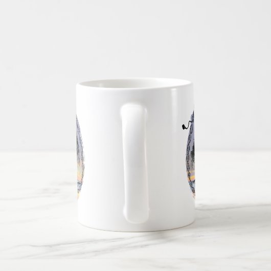 Ontwaak de Godinnenboom bij zonsondergang Koffiemok (Handvat)