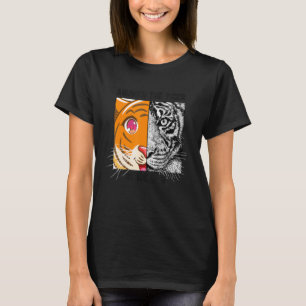 Ontwaak De Tijger In Jou Roofdier Kat Siberische T-shirt