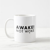 Ontwaak! Niet Woke™ LOGO Classic Mok (Links)