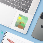 Ontwaak Sticker (Laptop met iPhone)