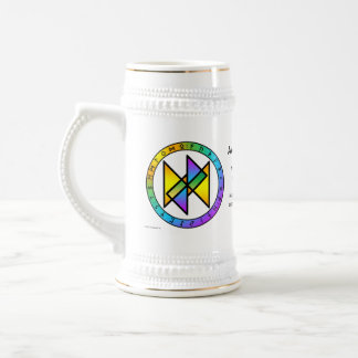 Ontwaak tot vreugde! Bindrune Mead Stein Bierpul