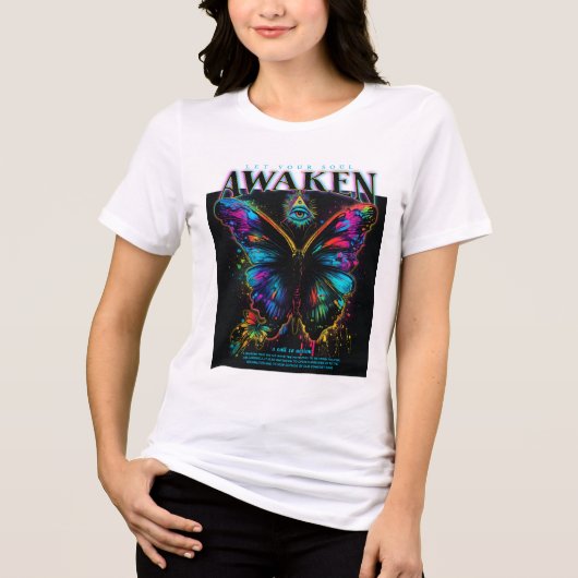 Ontwaak Tri-Blend Shirt (Voorkant)