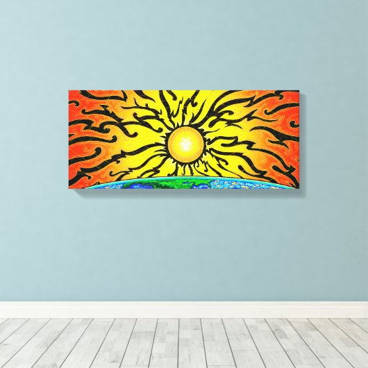 Ontwaakt - Canvas Afdrukken (Insitu (Houten vloer))