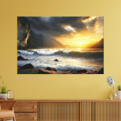 Ontwaakt Horizon Canvas Afdruk (Insitu (Woonkamer))