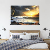 Ontwaakt Horizon Canvas Afdruk (Insitu (Slaapkamer))