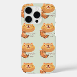 Ontwaakt Oranje kat iPhone 16 Pro Hoesje