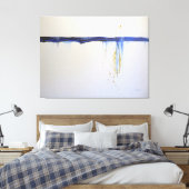 ONTWAKEN IN DE TIJD, Kunsttherapie Giclee Canvas Afdruk (Insitu (Slaapkamer))