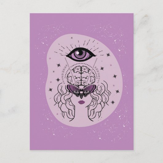 Ontwaken van het innerlijke oog briefkaart (Voorkant)