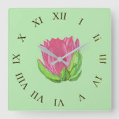 Ontwaken Vierkante Klok (Voorkant)