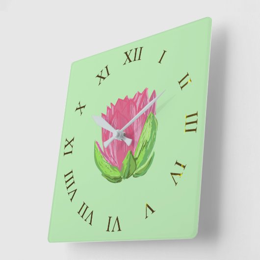 Ontwaken Vierkante Klok (Hoek)