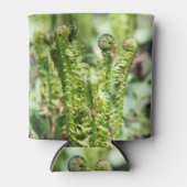 Ontwakende jonge varen in de tuin blikjeskoeler (Voorkant)