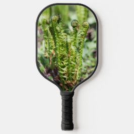 Ontwakende jonge varen in de tuin  puzzel  pickleball paddle