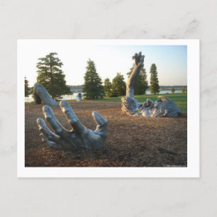 Ontwakende sculptuur in Washington, D.C. Aankondigingskaart