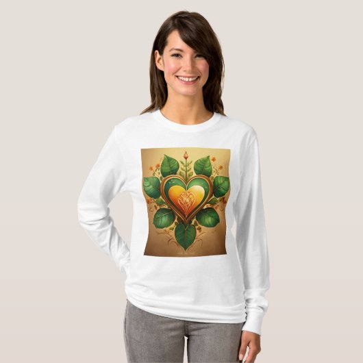 Ontwakende Zaad: een symbool van groei en verbindi T-shirt (Voorkant volledig)