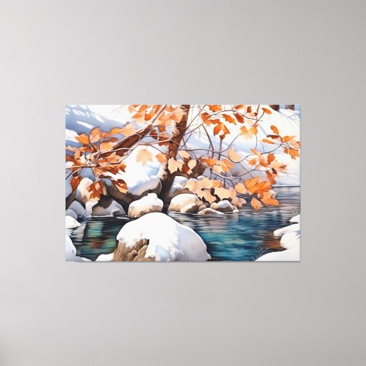 Ontwakking van de lente canvas afdruk (Voorkant)