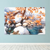 Ontwakking van de lente canvas afdruk (Insitu (Houten vloer))