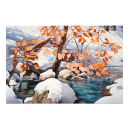 Ontwakking van de lente foto afdruk