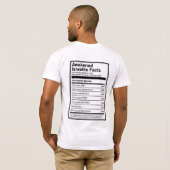 Ontwakte Israëlische feiten (zwart) T-shirt (Achterkant volledig)