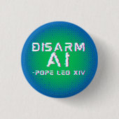 Ontwapen AI-knop Ronde Button 3,2 Cm (Voorkant)