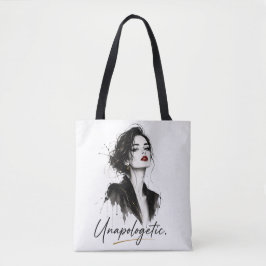 Ontwapende. Minimalistische katoenen tas