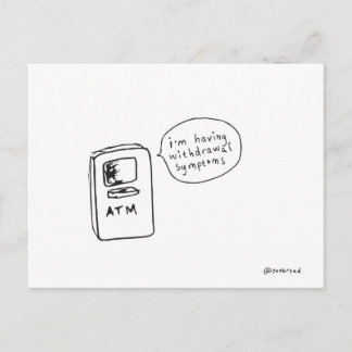 ontwenningsverschijnselen briefkaart