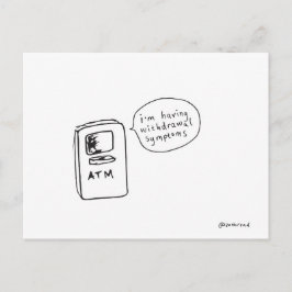 ontwenningsverschijnselen briefkaart