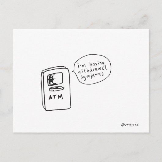 ontwenningsverschijnselen briefkaart (Voorkant)