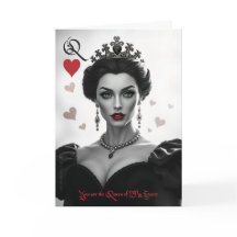 Ontwerp 02 Queen of My Heart Valentijn Kaart