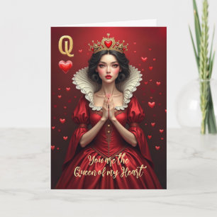 Ontwerp 04 Queen of My Heart Valentijn Kaart