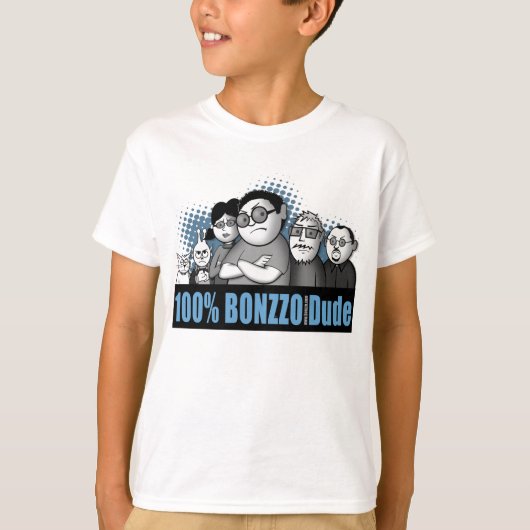 Ontwerp "100% BONZZO Kerel" van John Rivas T-shirt (Voorkant)