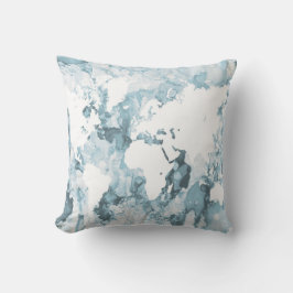 Ontwerp 103-wereldkaart kussen