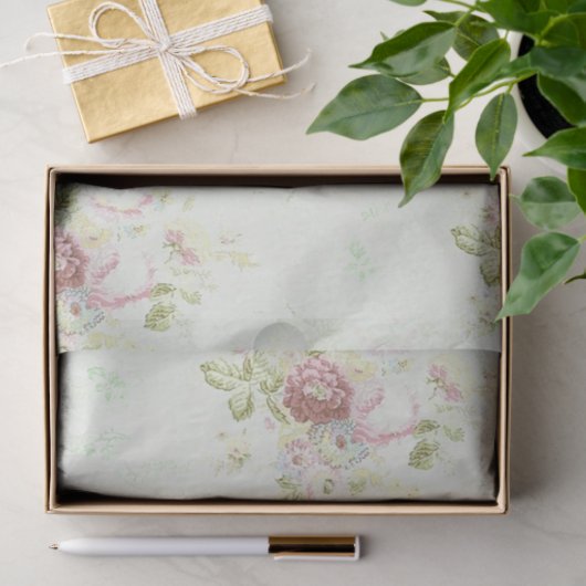 Ontwerp 10 Shabby Chic Collage Series Tissuepapier (Geschenk)