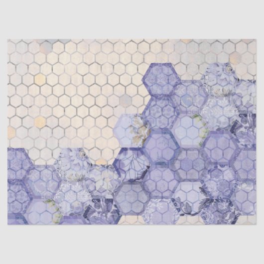 Ontwerp 10 van de Blauwe Bee-reeks - Weefselpapier Tissuepapier (Voorkant)