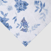 Ontwerp 10 van de Blauwe Waterverf Reeksen Tissuepapier (Detail)