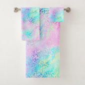 Ontwerp 10 van de Iridescent Leopard-reeks Bad Handdoek (Insitu)