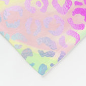 Ontwerp 10 van de Iridescent Leopard-reeks Fleece Deken (Hoek)