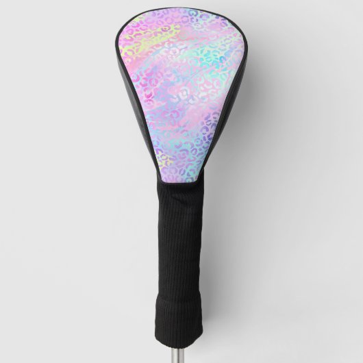 Ontwerp 10 van de Iridescent Leopard-reeks Golfheadcover (Voorkant)