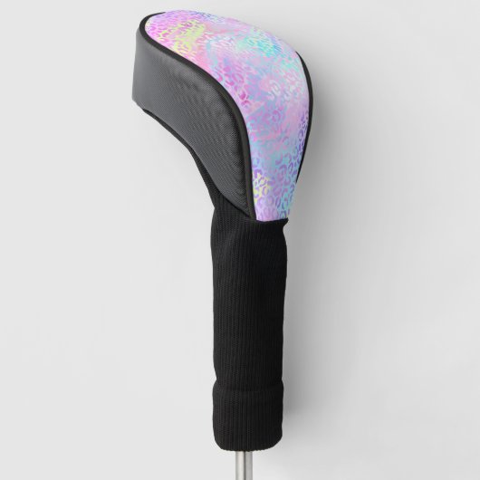 Ontwerp 10 van de Iridescent Leopard-reeks Golfheadcover (Schuin)