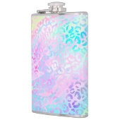 Ontwerp 10 van de Iridescent Leopard-reeks Heupfles (Links)