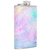 Ontwerp 10 van de Iridescent Leopard-reeks Heupfles (Rechts)