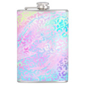 Ontwerp 10 van de Iridescent Leopard-reeks Heupfles (Voorkant)