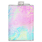 Ontwerp 10 van de Iridescent Leopard-reeks Heupfles (Achterkant)